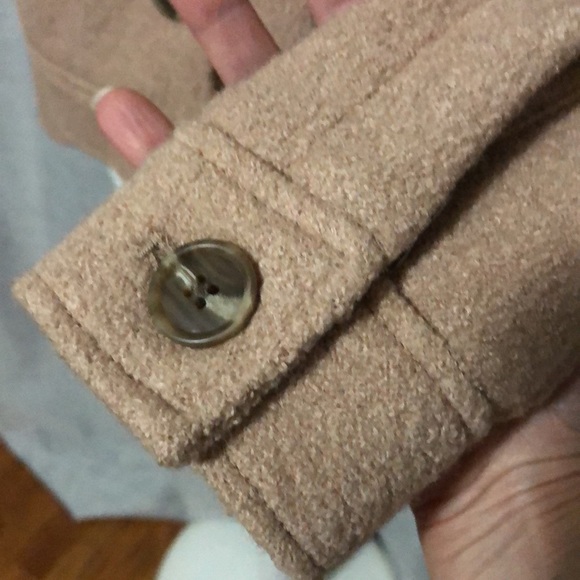 NWOT Joie Wool Blend Button Up Jacket-Sz S-Mocha - Picture 6 of 16